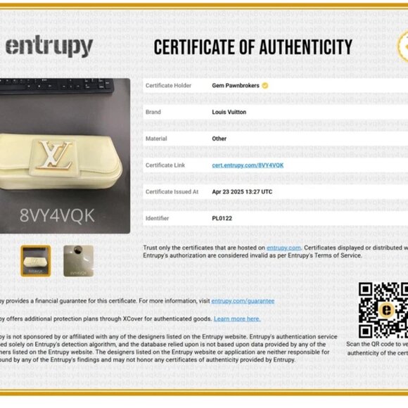 Louis Vuitton Vernis Sobe Clutch Handbag - Natural - Picture 3 of 15